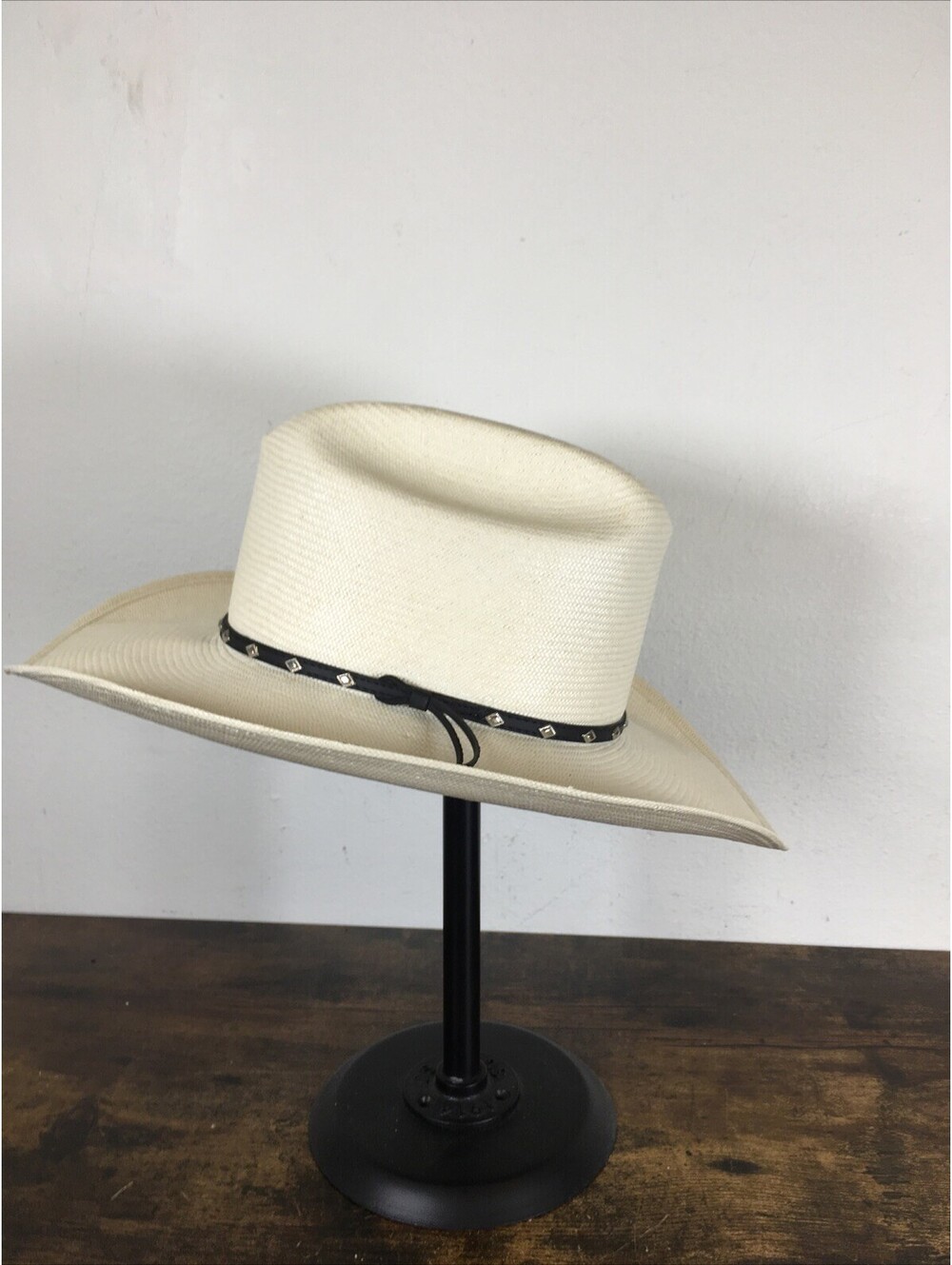 Vintage Resistol 5X Shantung Panama Straw Cowboy Hat mens Size 7 EUC!